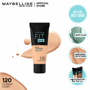 Maybelline Fit Me Matte and Poreless Foundation 30ml Pakistan- trendifypk